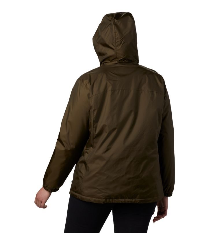 Women's Columbia Switchback Sherpa Lined Jackets Dark Brown | Plus Size CA-O456C